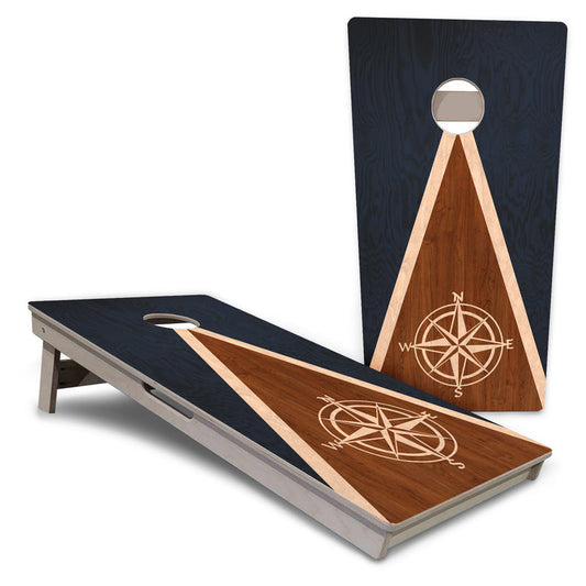 Compass Stain Triangle Pro Cornhole Boards