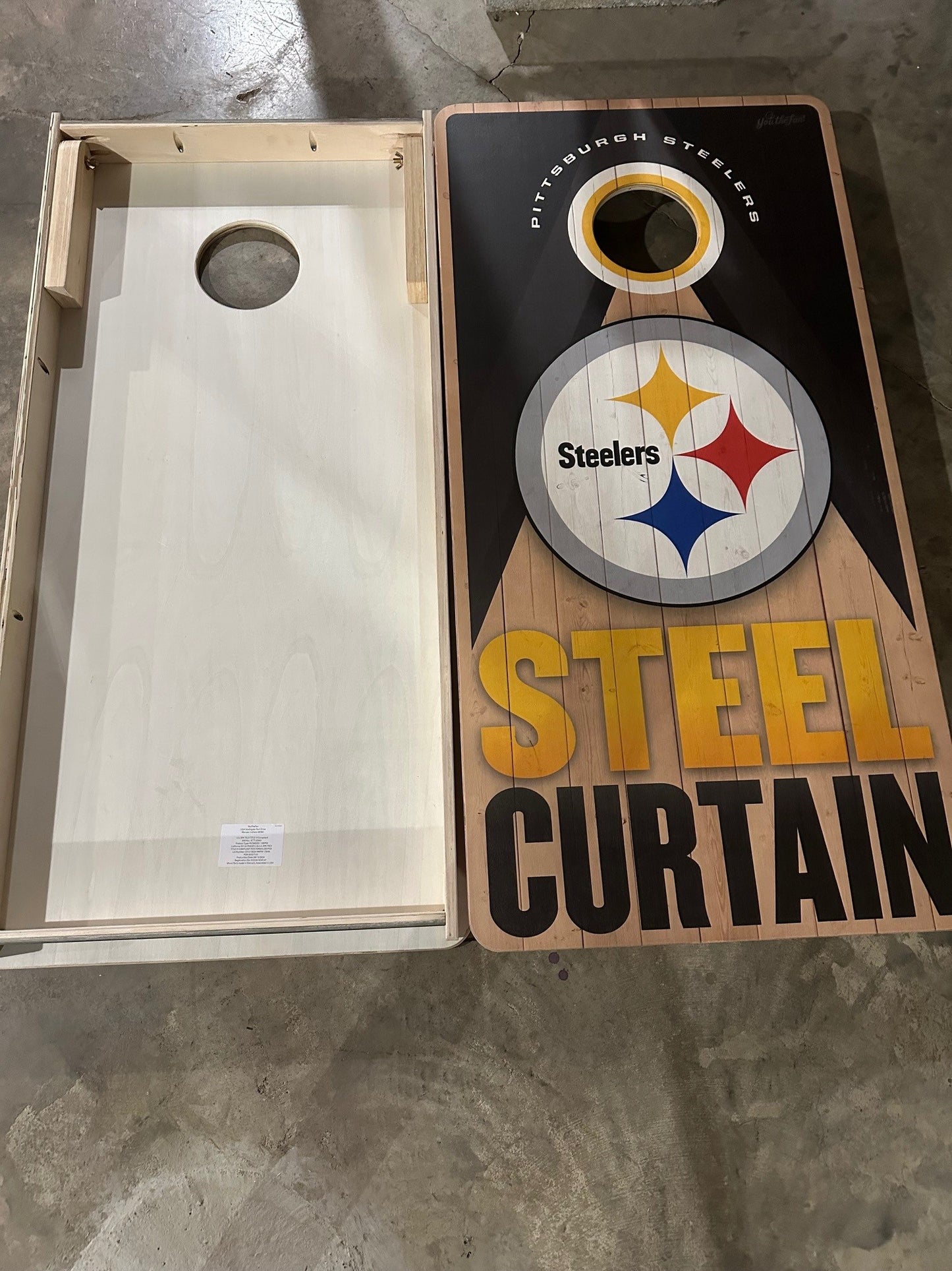 Scratch & Dent - Pittsburgh Steelers NFL #2 Cornhole Boards
