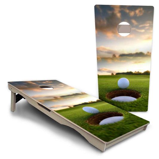 Golf Sunset 2 Pro Solution Cornhole Boards