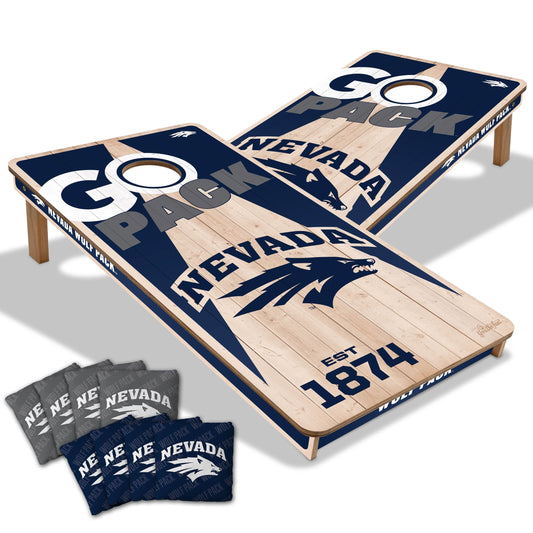 Nevada Wolf Pack 2x4 Pro Cornhole Boards