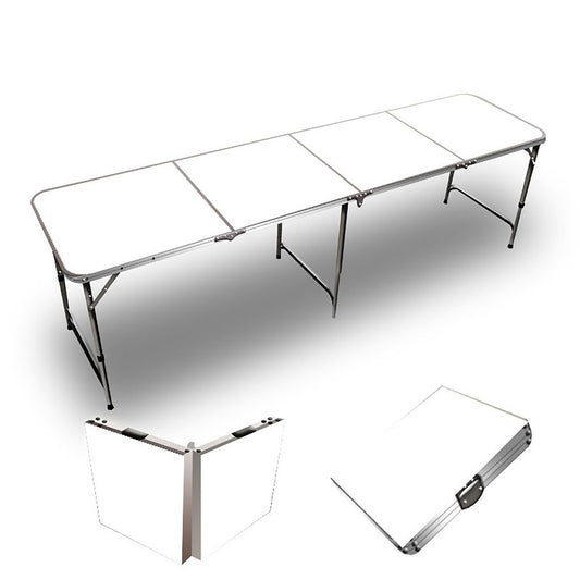 Plain White Beer Pong Table