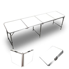 Plain White Beer Pong Table
