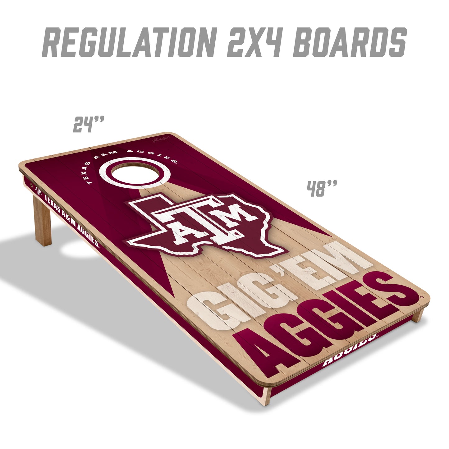Texas A&M Aggies NCAA 2x4 Specs