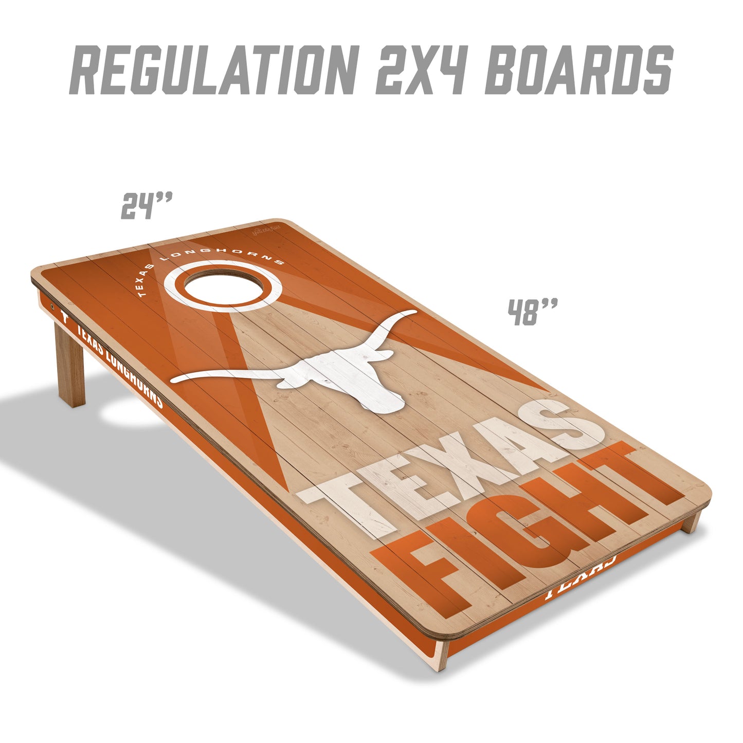 Texas Longhorns NCAA 2x4 Specs