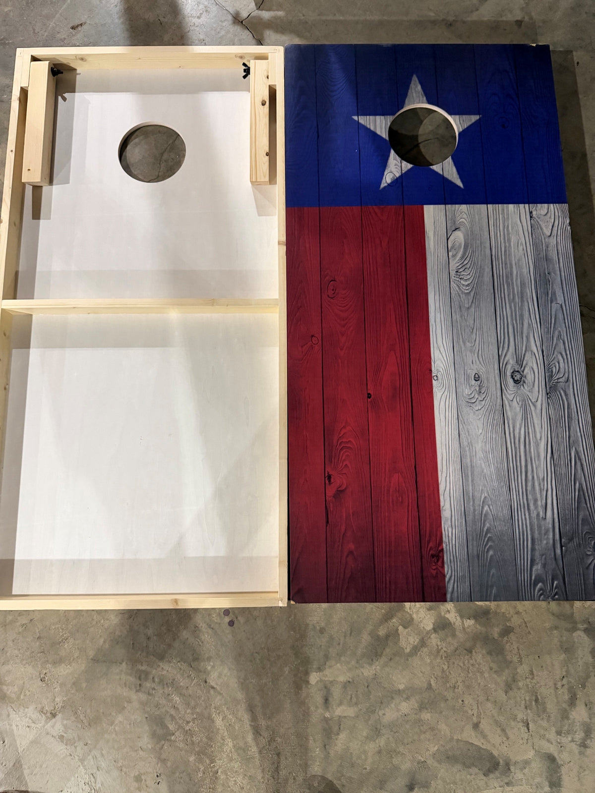 Scratch & Dent - Texas Flag #2 Cornhole Boards