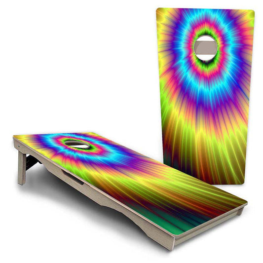 Tie Dye Pro Solution Cornhole Boards