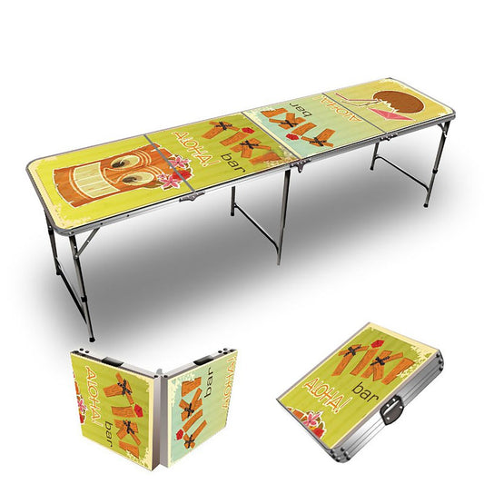 Tiki Bar Beer Pong Table