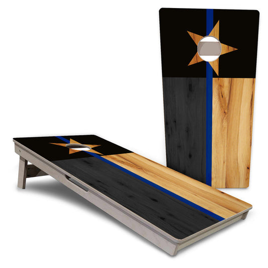 Texas Thin Blue Line Pro Cornhole Boards