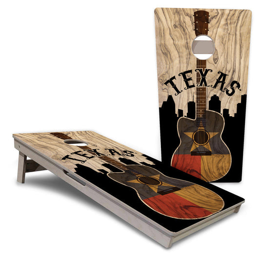 Texas Guitar Design Pro Cornhole Boards