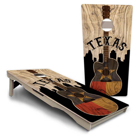 Texas Guitar Design Pro Solution Cornhole Boards