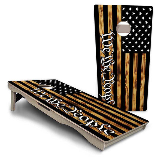 We The People USA Flag Pro Solution Cornhole Boards