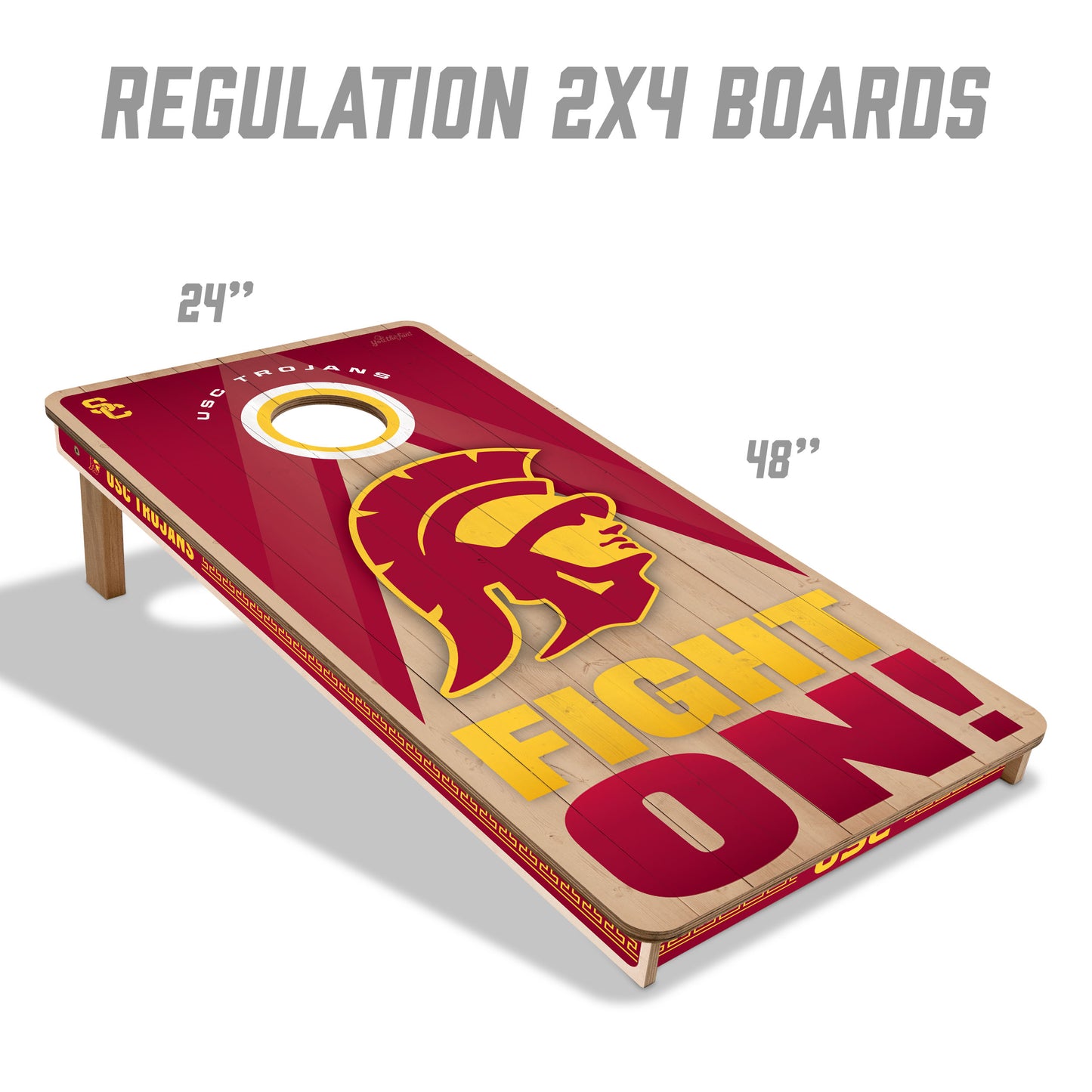 USC Trojans NCAA 2x4 Specs