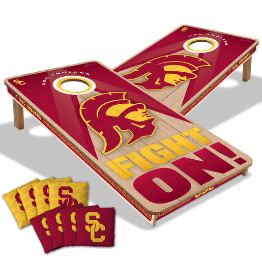 USC Trojans NCAA 2x4 Cornhole Board Set