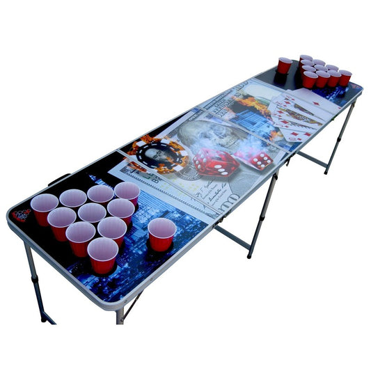 Vegas Poker beer pong table