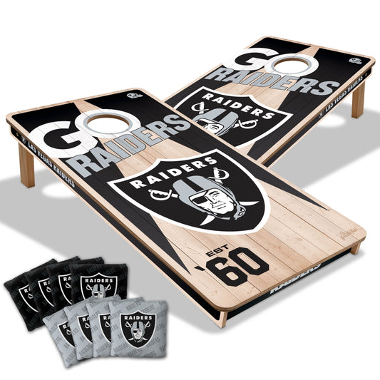 Las Vegas Raiders 2x4 Pro Cornhole Boards