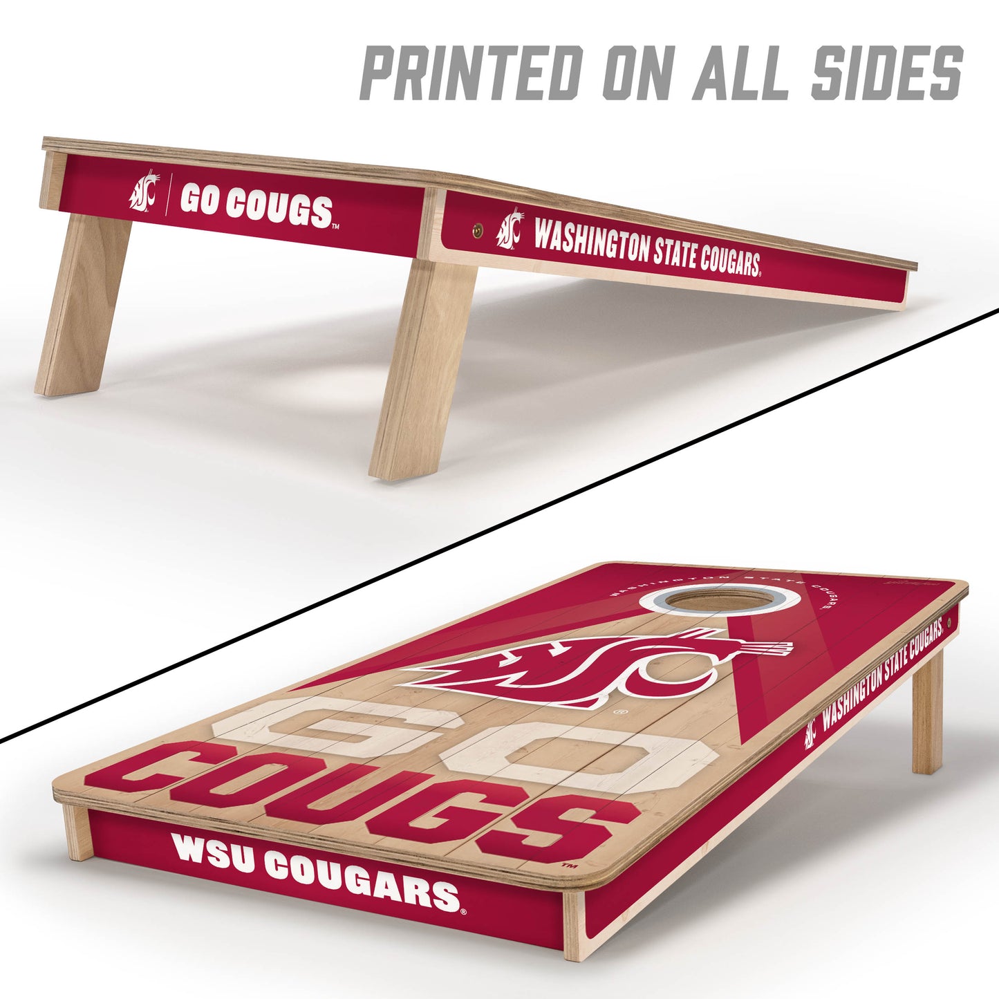 Washington State Cougars NCAA 2x4 Direct Print