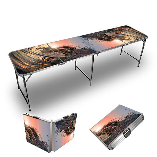 Wave Curl Beer Pong Table
