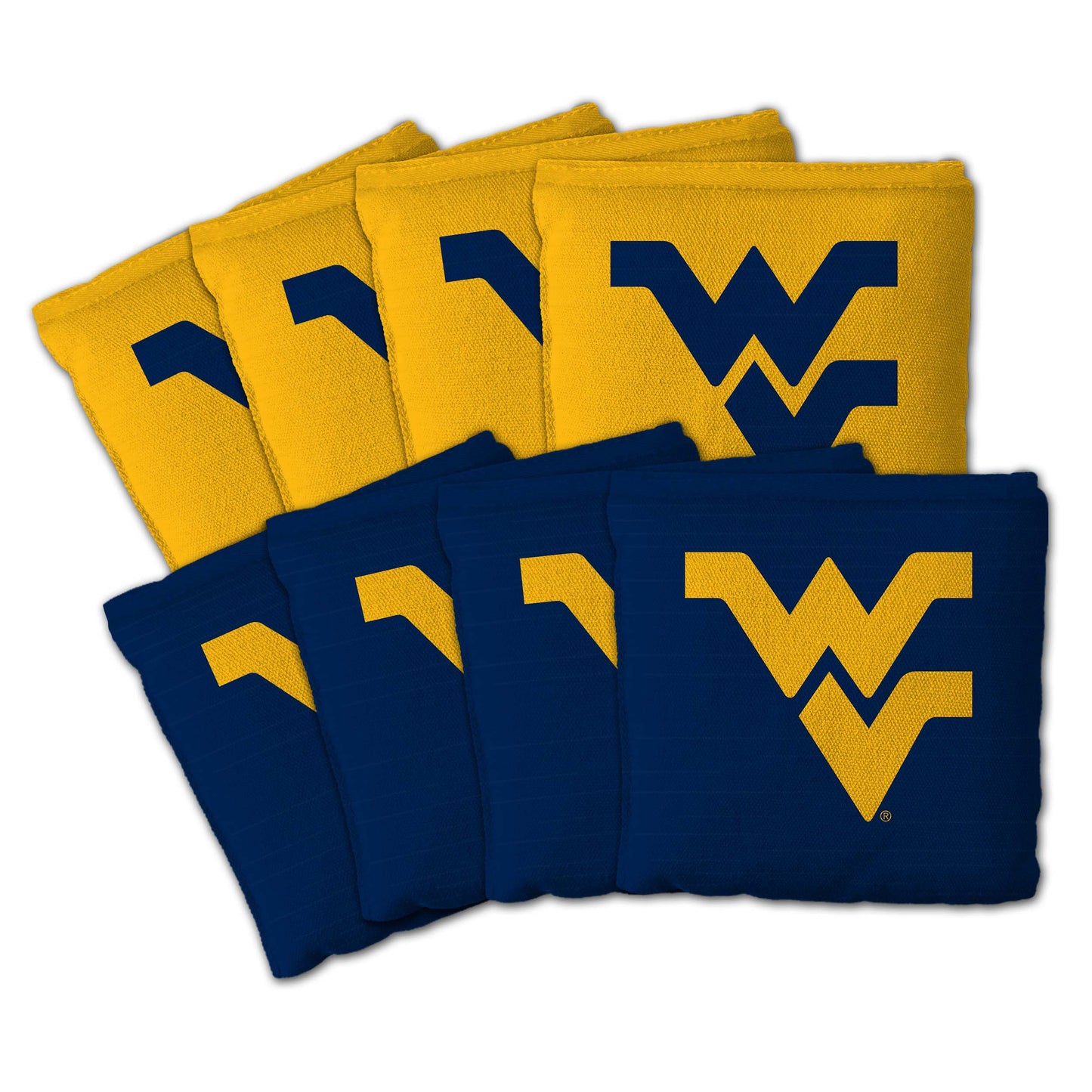 West Virginia Dual Sided Pro Cornhole Bags