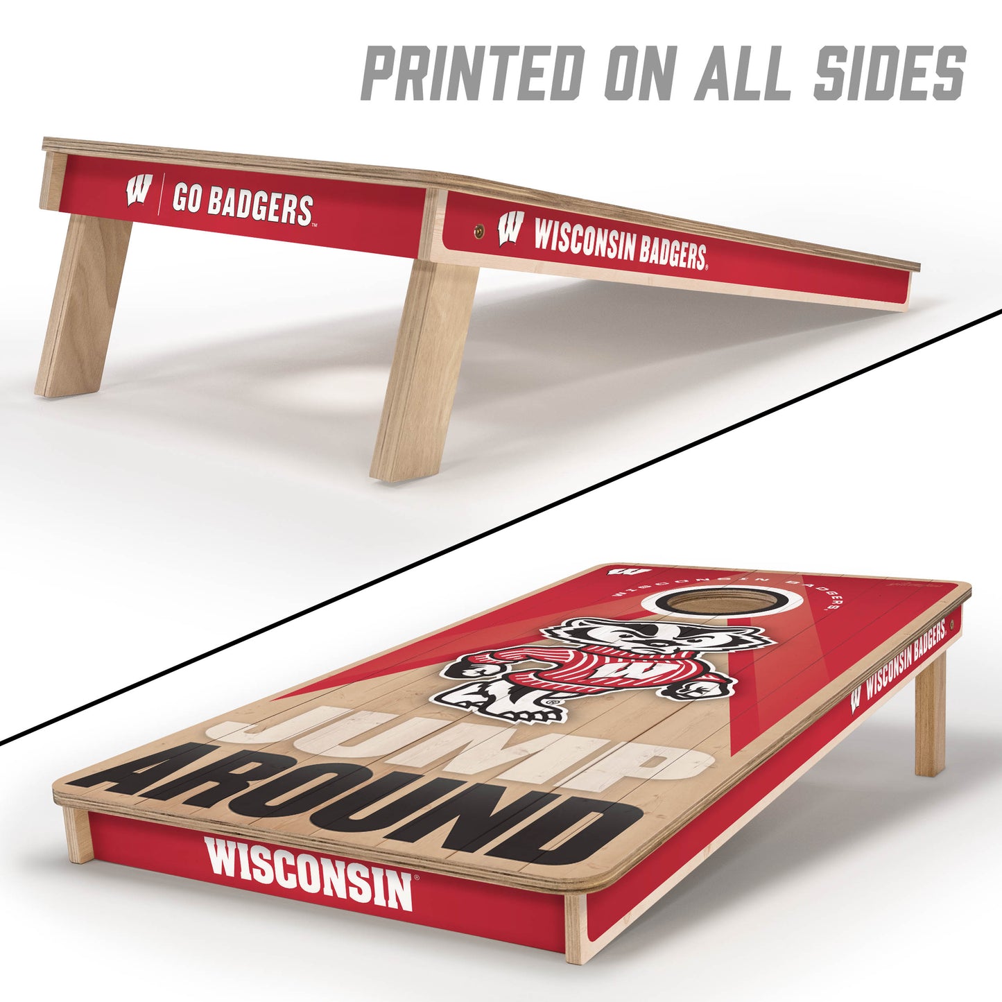 Wisconsin Badgers NCAA 2x4 Direct Print