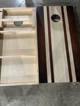 Scratch & Dent - Wood Stripe Cornhole Boards
