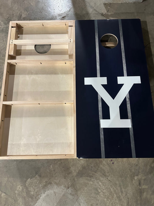 Scratch & Dent - Yale Bulldogs NCAA #2 Cornhole Boards