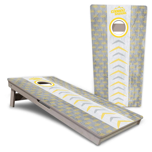 Yellow Runway Pro Cornhole Boards