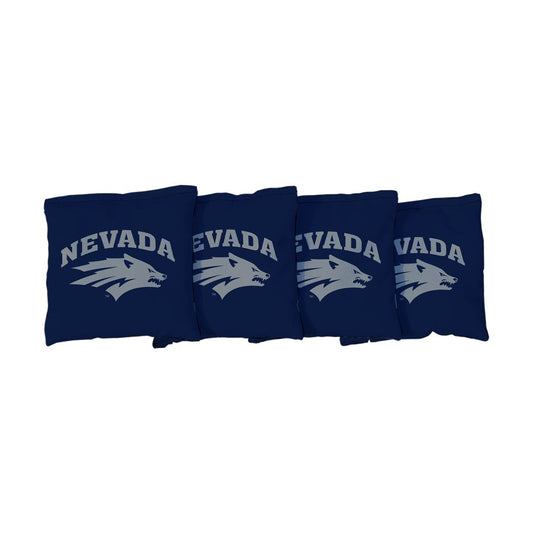 Nevada Wolf Pack Blue Cornhole Bags