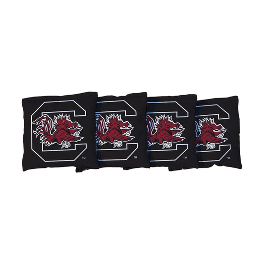 South Carolina USC Gamecocks Black Cornhole Bags