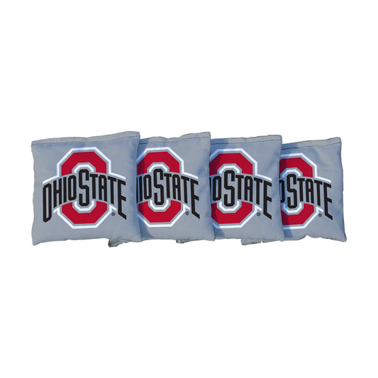 Ohio State OSU Buckeyes Gray Cornhole Bags