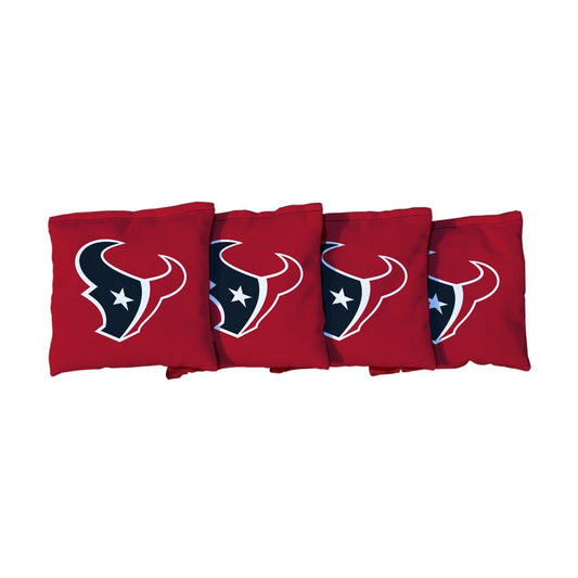 Houston Texans NFL Football Red Cornhole Bags