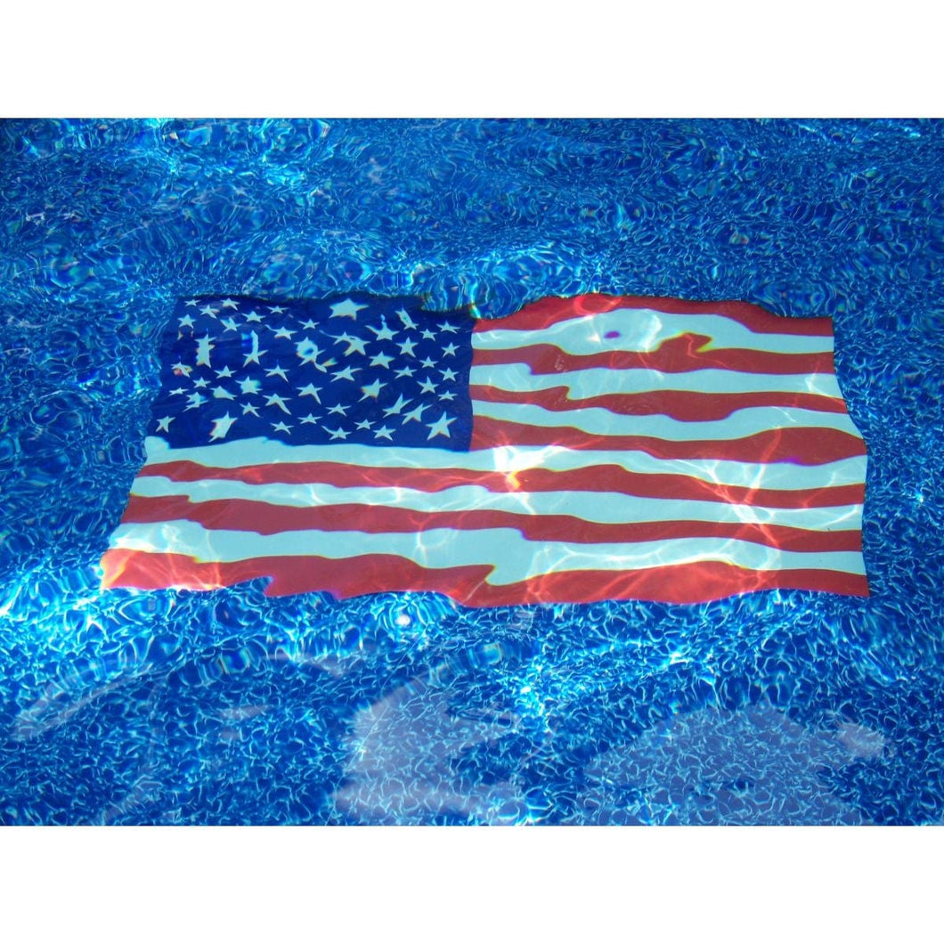 American Flag Decorative Poolmat