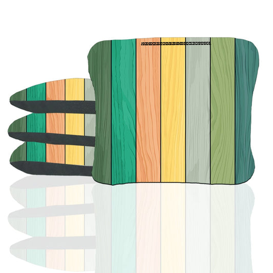 Retro Wood Cornhole Bags