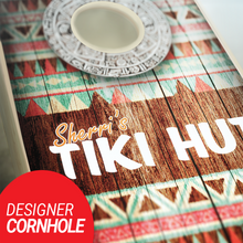 Tiki Hut board close up

