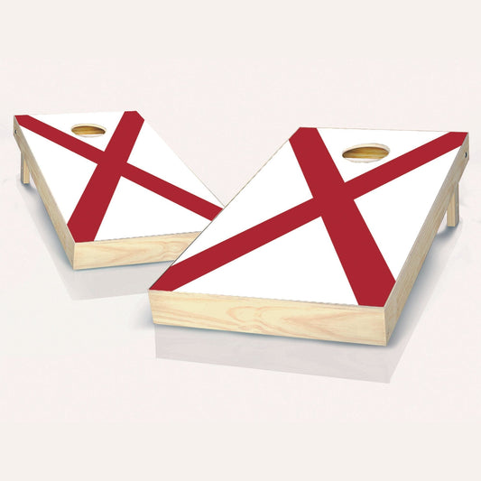 Alabama Flag Cornhole Boards