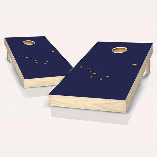 Alaska Flag Cornhole Boards