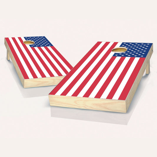 American Flag Cornhole Boards