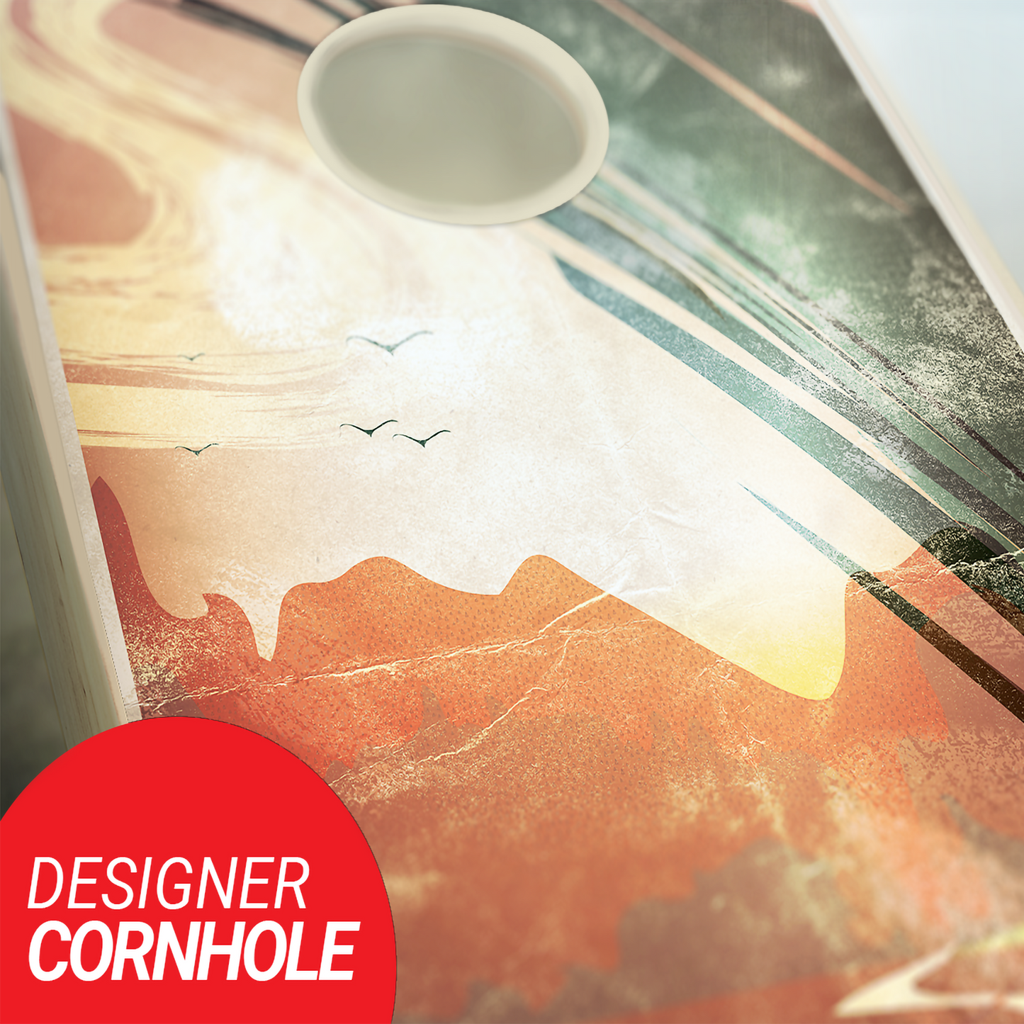 American Getaway board close up