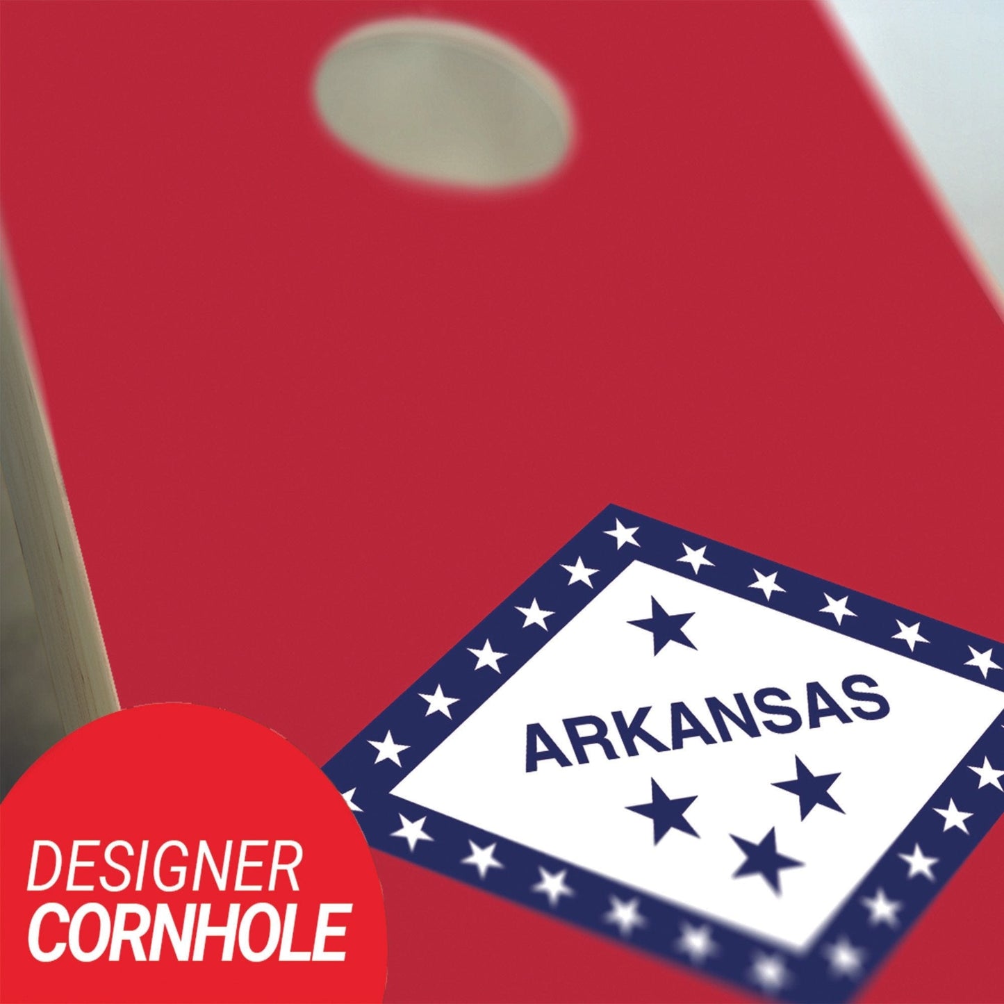Arkansas Flag board close up