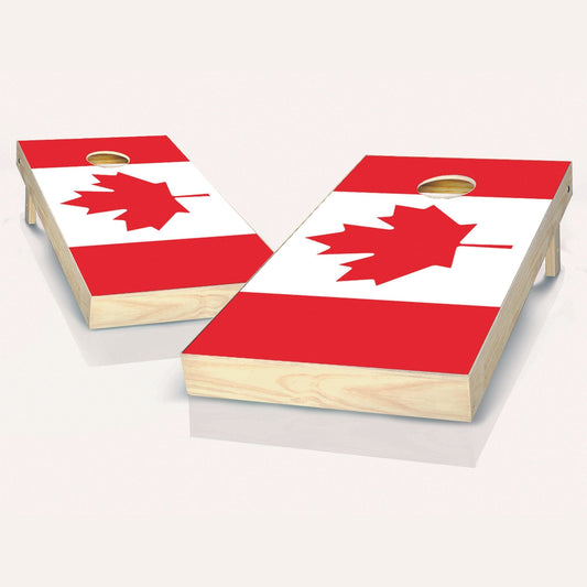 Canadian Flag Cornhole Boards
