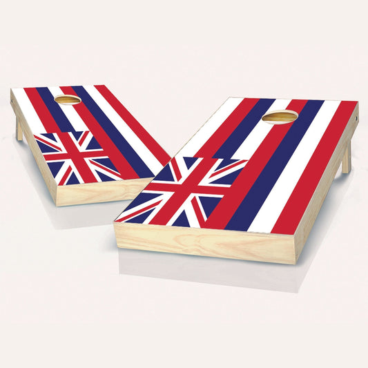 Hawaii Flag Cornhole Boards
