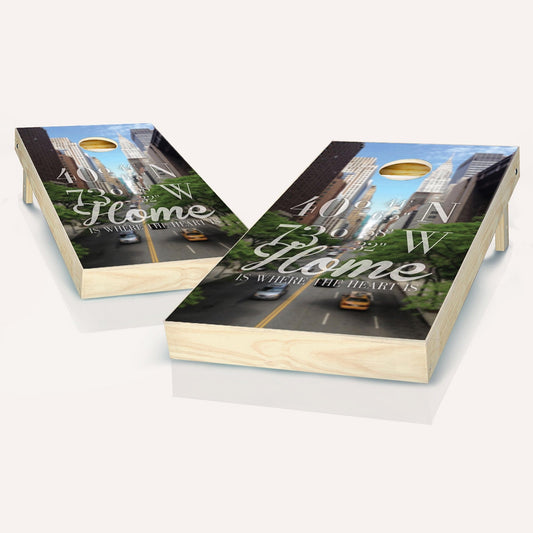 Home Is Where The Heart Is Cornhole Boards