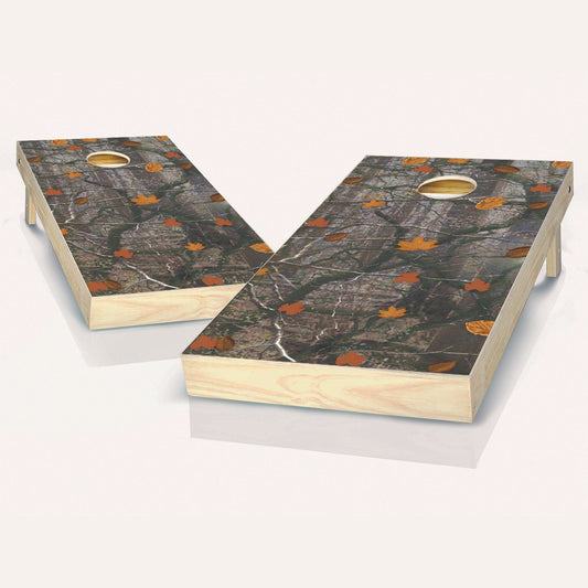 Leafy Camo Cornhole Boards