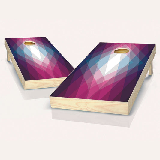 Magenta Crystal Cornhole Boards