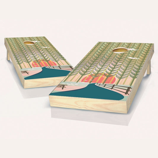 Park Stroll Cornhole Boards