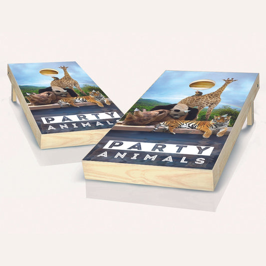Party Animals Cornhole Boards