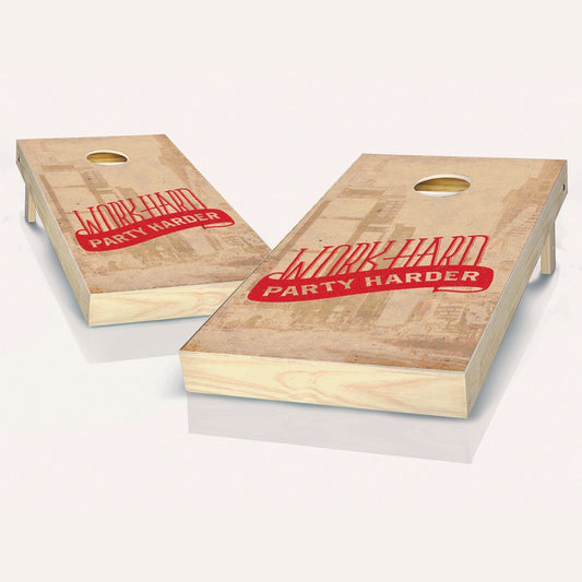 Party Harder Cornhole Boards