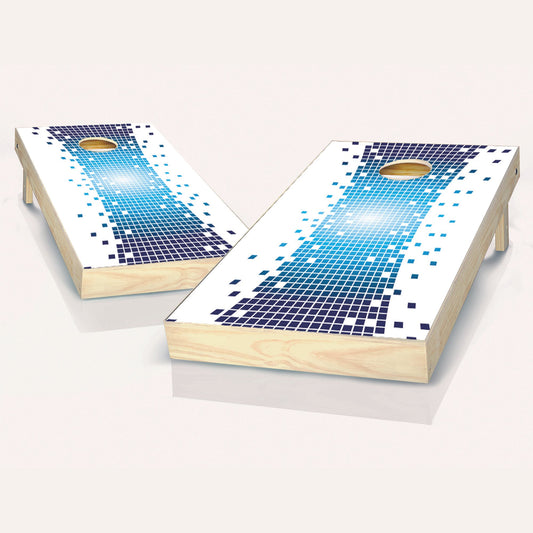 Pixel Warp Cornhole Boards