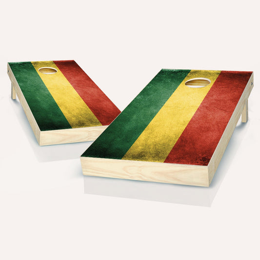 Rasta Flag Cornhole Boards