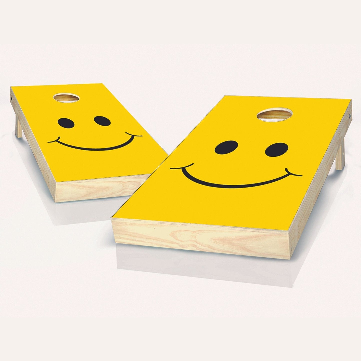 Smiley Cornhole Boards