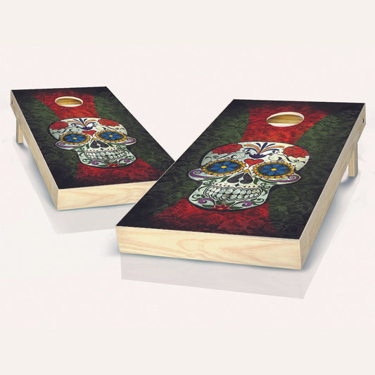 Sugar Skull Cornhole Boards